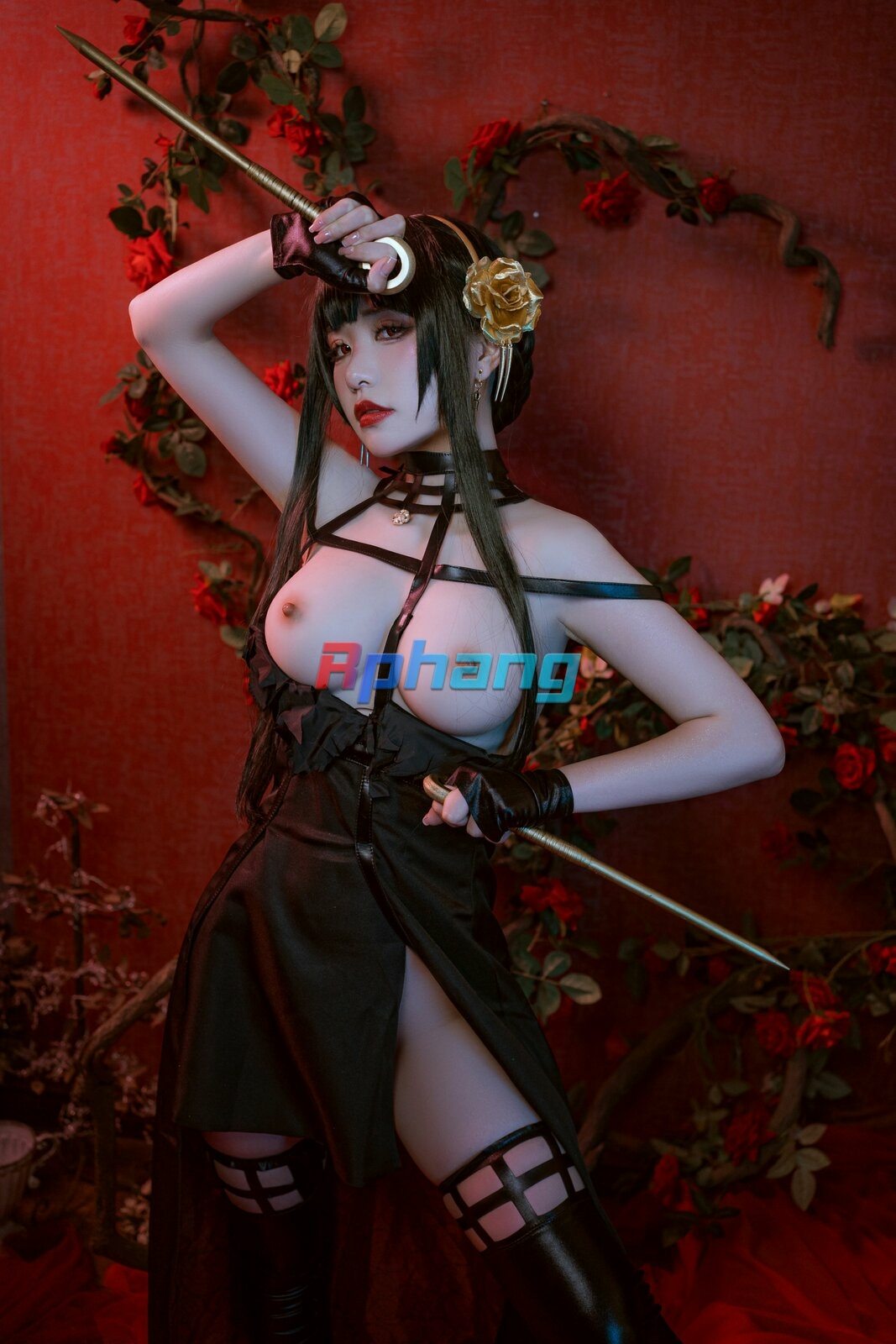 Nekokoyoshi (爆机少女喵小吉) cosplay Yor Forger - Spy x Family (19)_996102.jpg